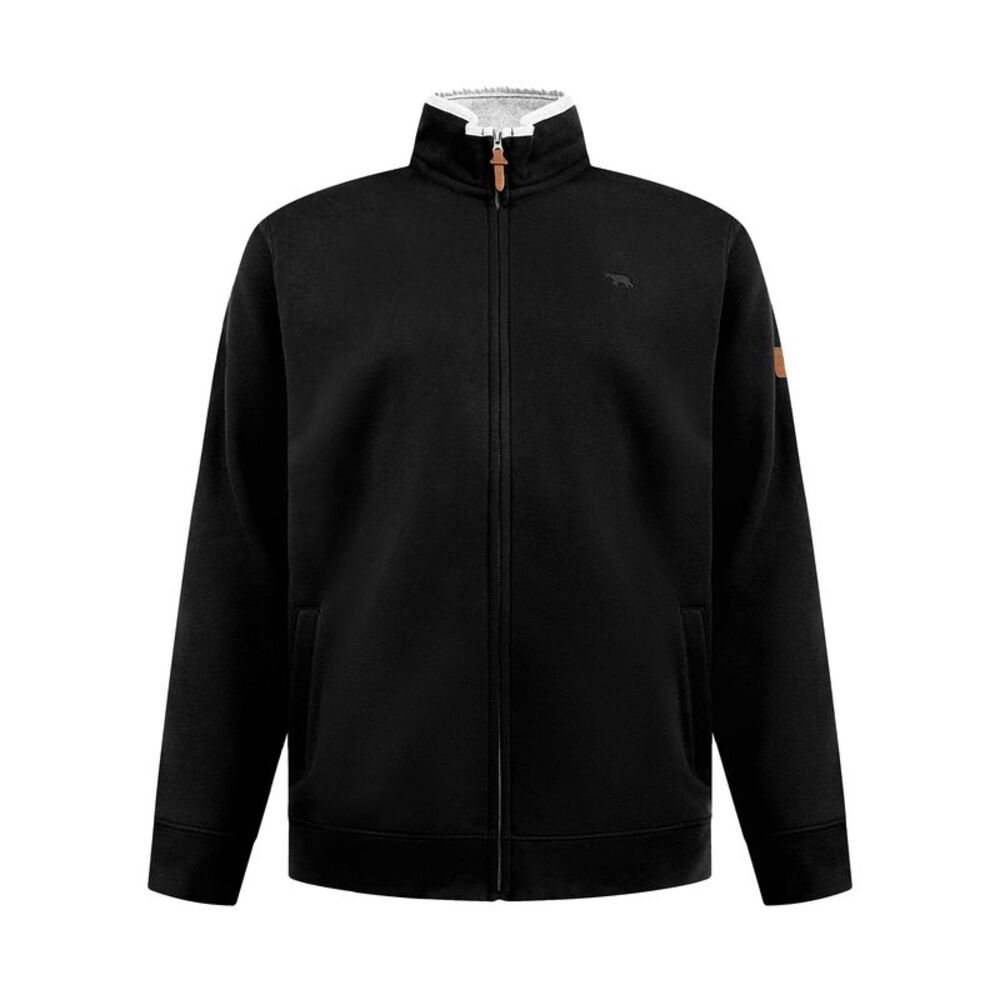 Duke Mens D555 Johnson Embroidered Logo Kingsize Fleece Jacket / Black